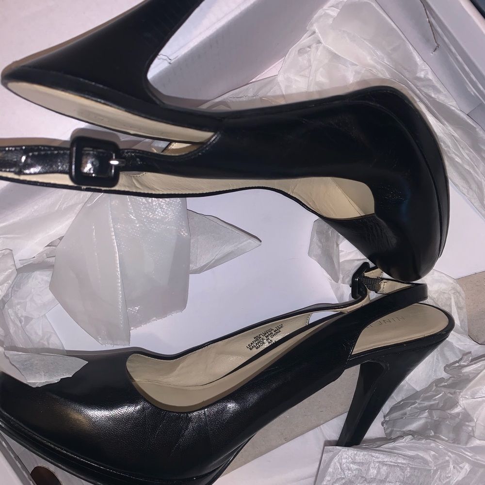 Black Sling Backs - image 5